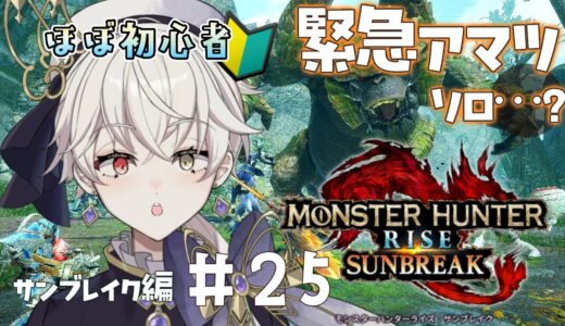 【モンハンライズサンブレイク 】初見さん大歓迎！ほぼ初心者のサンブレイク攻略記 第25回【#新人vtuber / #卯ノ花ひいろ 】
