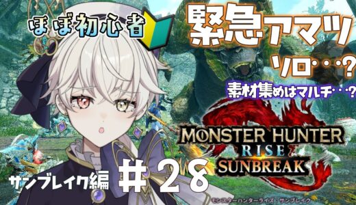 【モンハンライズサンブレイク 】初見さん大歓迎！ほぼ初心者のサンブレイク攻略記 第27回【#新人vtuber / #卯ノ花ひいろ 】