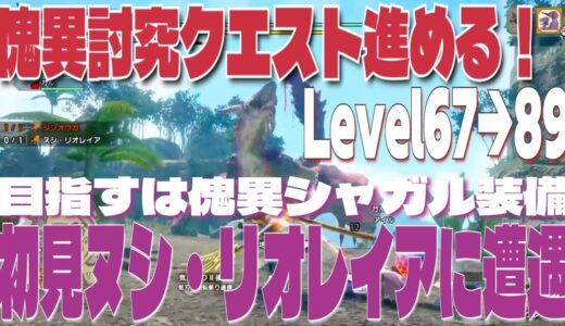 【初見】【ソロ】【朝活】【太刀】モンスターハンターライズ　サンブレイク　#37　カイイ討究にリオレウス登場！＞＜１３７レベルまであげたい！そして、初めての高難易度クエストに挑む＾＾b