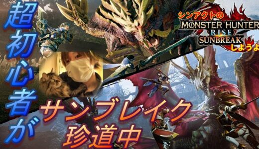 #56【PS5】モンハンライズサンブレイク　人気が無いただの屍の様だ。超下手くそ珍道中