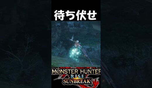 高所で待ち伏せするスラアク　　　　　　　　　【モンハンサンブレイク】【MHR:SB】魅せプ　#shorts
