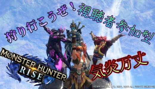 【モンハンライズ】MR走り抜けよう！！