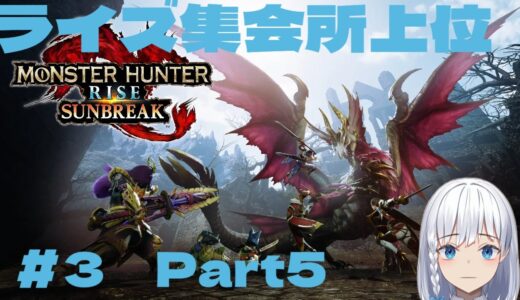 モンハンライズサンブレイク　集会所上位Part５やります！！
