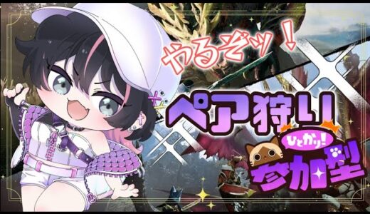 エルガドでペア狩りするぞーッ！【モンスターハンターサンブレイクswitch版/参加型】