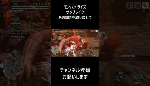 ＃モンハン ライズ サンブレイク あの輝きを取り戻して