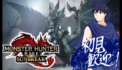 【Switch版モンハンライズサンブレイク視聴者参加型】【声なし配信】とりあえずうちでひと狩り行くかい？【初見歓迎！】